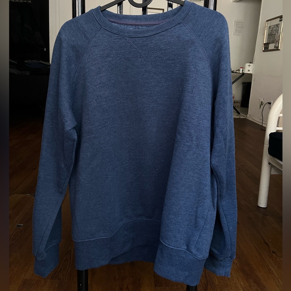 Blue sweatshirt